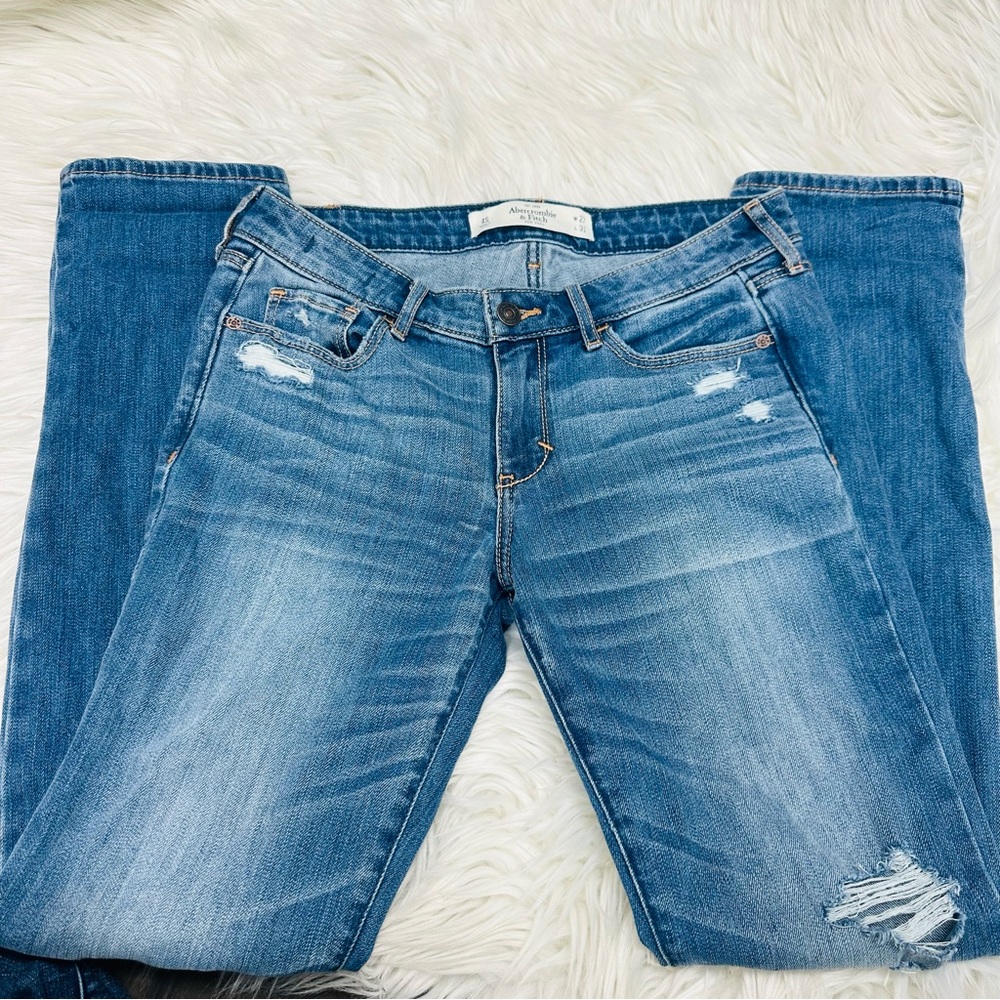 Abercrombie & Fitch Blue Denim Skinny Jean